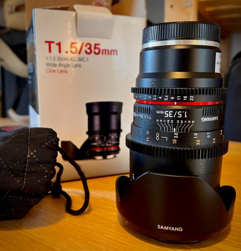Samyang 35mm T1.5 e-mount full-frame cine prime lens - image #1