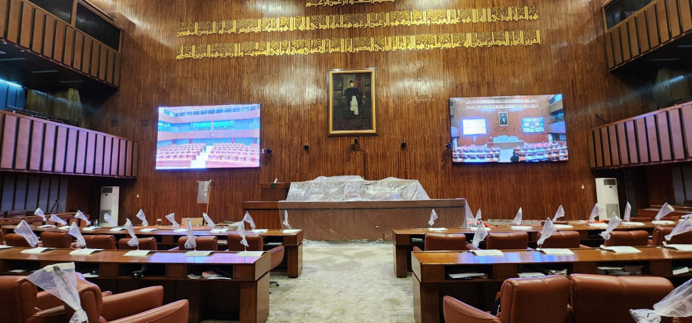 Alfalite takes its LED display technology to the Senate of Pakistan