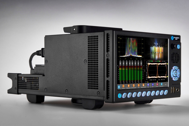 PHABRIX showcases cutting-edge QxP hybrid IP SDI portable waveform monitor at SATIS 2023