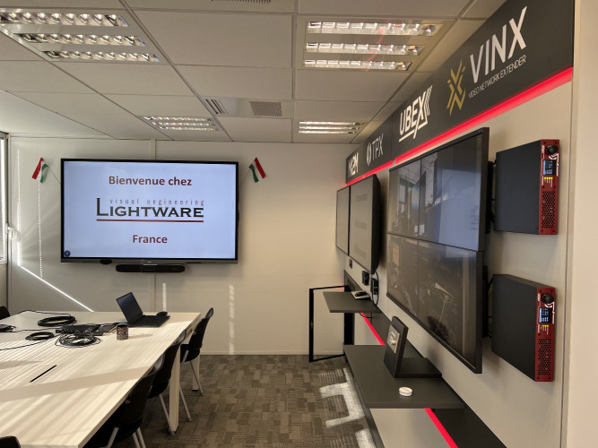 Lightware strengthens its presence in France and opens a new Experience Centre