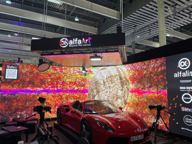 Micro LED Panels and AlfaArt from FOR-A Strategic Partner Alfalite Promise to Shine at the 2024 NAB Show