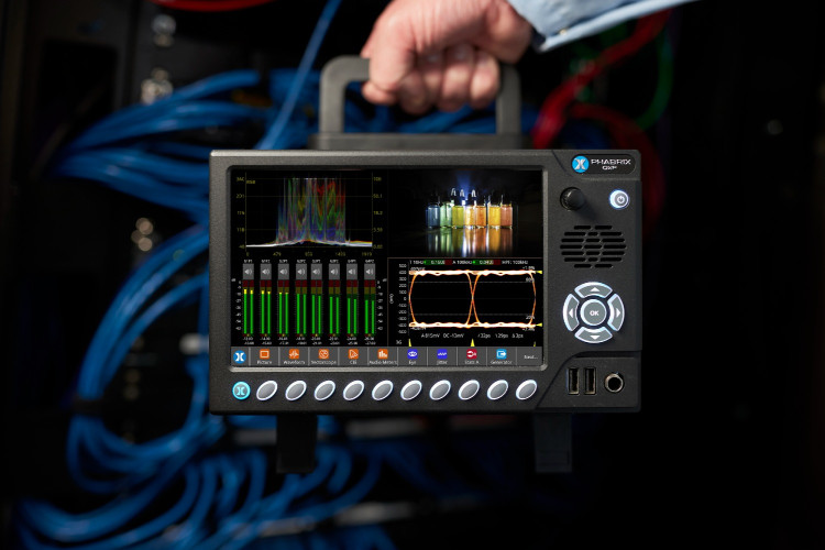 Grass Valley expands PHABRIX T and M inventory with QxP portable waveform monitor