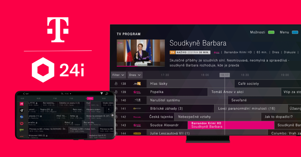 Slovak Telekom and T-Mobile Czech Republic Upgrade Video Streaming Services with 24i to Enable Unique Super-Aggregation Capabilities