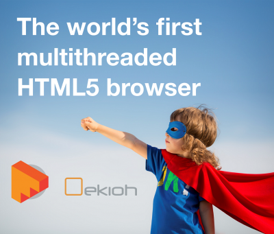 Ekioh launches the world and rsquo;s first multithreaded embedded browser