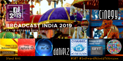 Cinegy to demonstrate SRT advantages at Broadcast India 2019