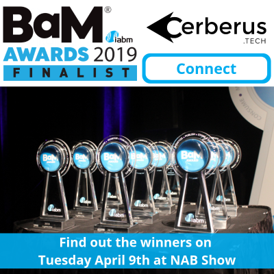 Cerberus Livelink Shortlisted for IABM BaM Awards 2019