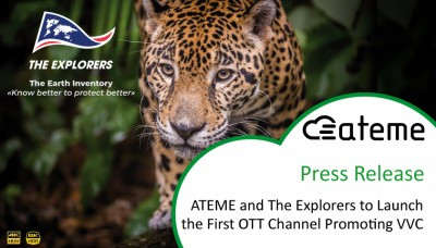 ATEME and The Explorers to Launch the First OTT Channel Promoting VVC