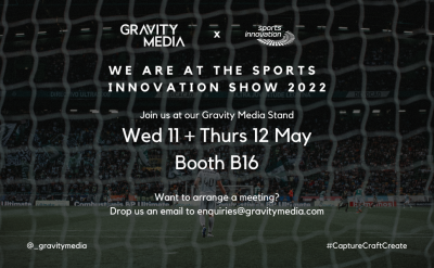 Gravity Media has a stand at this year and rsquo;s Sports Innovation 2022, showcasing their speciality Netcam