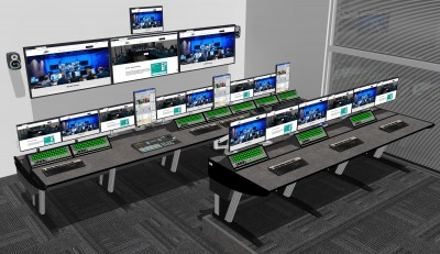 Custom Consoles Module-R Desks Chosen for One of the Worlds Largest News Agencies