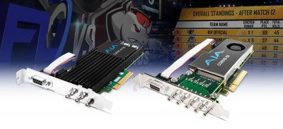 AJA Corvid Developer Cards Power I O for WASP3D and rsquo;s Real-Time Broadcast Graphics