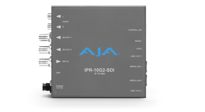 AJA Upgrades IP Mini-Converter Receivers with  New UltraHD and amp; Reference Input Support