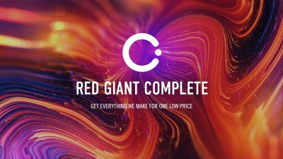 Introducing: Red Giant Complete for Individuals, Students and Teachers, the All-Access Annual Subscription to Editing, Motion Graphics and VFX Tools