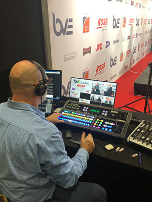 Living LIVE at BVE with Ross Video