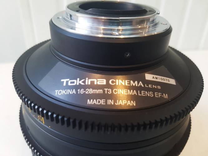 Tokina 16-28mm T3 CINEMA LENS EF-M