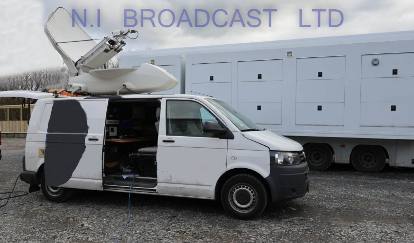 ND Satcom left hand drive HD SNG truck with 1.5m dish, 2x 400w ND satcom HPAS (680 hours) - image #1