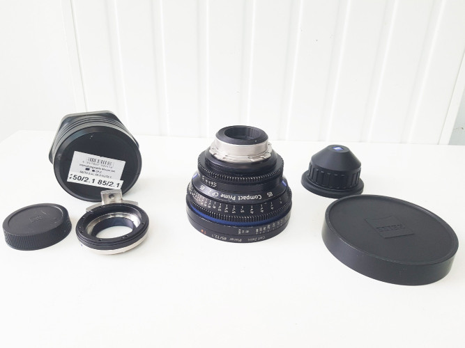 ZEISS CP.2 imperial set: 18, 21, 25, 50, 85mm - image #1