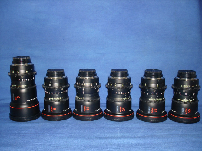 Canon HDEC 5mm,9mm,14mm,24mm,35mm,55mm (one set) - image #7