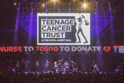 Fineline Supplies LED Screen for  Teenage Cancer Trust Shows at RAH
