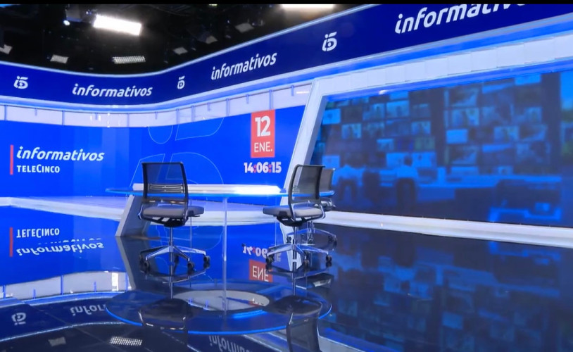 Mediaset Spain revamps the news sets of Telecinco and Cuatro with a spectacular roll out of Alfalite LED screens