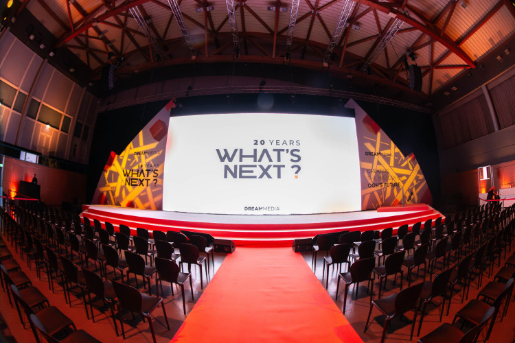 Europalco relies on a giant LED screen for Dreammedia Whats Next event