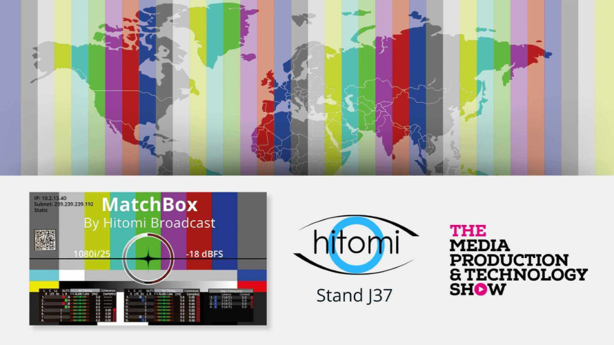 Hitomi Broadcast to demonstrate ST2110 MatchBox at MPTS