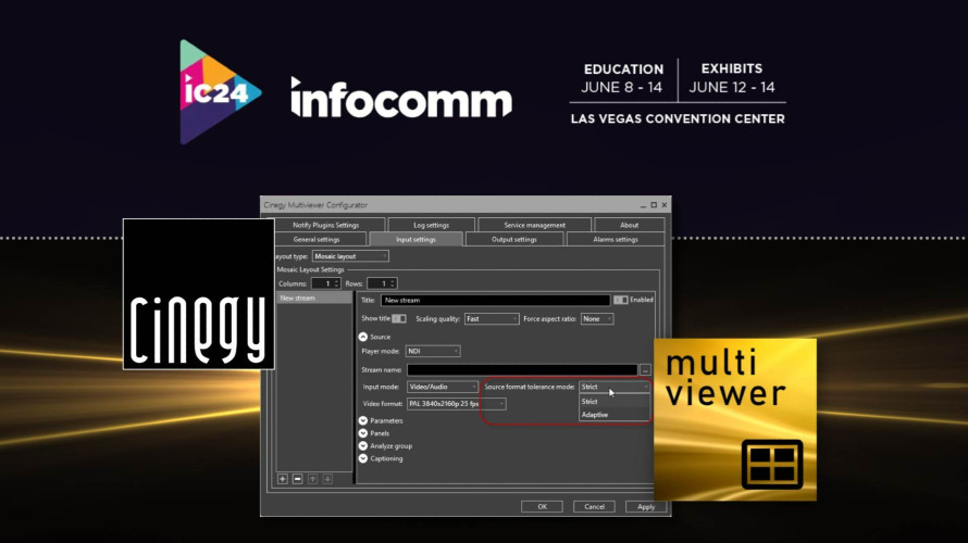 Cinegy brings award winning highly scalable cost effective and reliable multiviewer to InfoComm for the first time