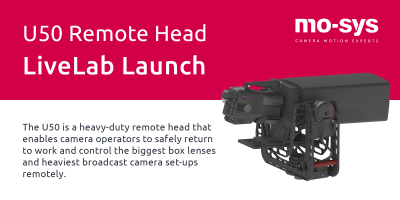 Mo-Sys Launch U50 Remote Camera Control Head for Box Lenses