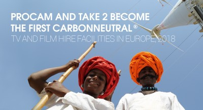 PROCAM AND TAKE 2 BECOME THE FIRST CARBONNEUTRAL<sup> and reg;< sup> TV AND FILM HIRE FACILITIES IN EUROPE