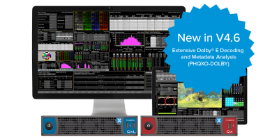 PHABRIX adds Dolby E ED2 decoding and metadata option for Qx and QxL Series rasterizers