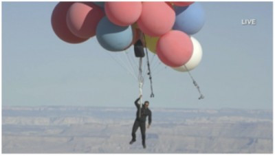 Up, Up and Away. Dream Chip and rsquo;s ATOM Cameras Take Viewers on David Blaine and rsquo;s Death-Defying Balloon Stunt with Him