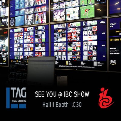 TAG to Introduce European Market to Ground-Breaking MCS Enhanced with New Bridge Technology at IBC 2022