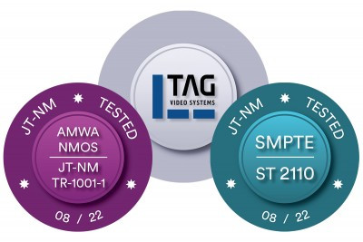 TAG and rsquo;s Multi-Channel Monitoring Earns JT-NM Tested Badges