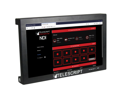 Telescript Announces Displays with NDI Built-In