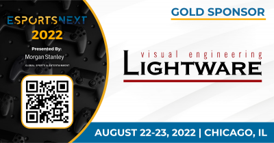 Gold Sponsor Lightware Visual Engineering Joins EsportsNext 2022