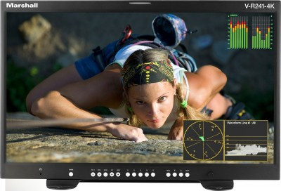 Marshall Electronics Introduces Ultra-High-Definition V-R241-4K Master Confidence Monitor at NAB 2019