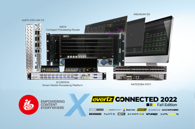 Evertz Delivers Comprehensive UHD Broadcast Infrastructure Solutions