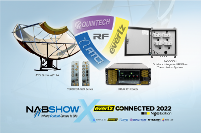 Evertz Puts RF Solutions Under The Spotlight at NAB 2022
