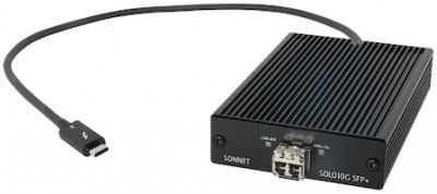 Sonnet Announces Breakthrough-Priced 10 Gigabit Ethernet SFP+ PCIe and reg; Card and Thunderbolt and trade; 3 Adapter