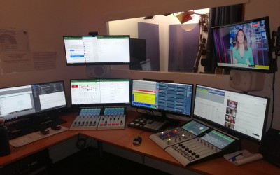 Giornale Radio Selects DHD.audio RX2 and TX Audio Mixers for New PCR and Live Transmission Studio
