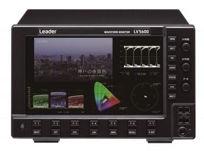 Leader to demonstrate HDR measurement applications of LV5600 waveform monitor and remote data centre production at MPS 2019