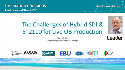 Leader Electronics to Address The Challenges of Hybrid SDI and ST 2110 for Live OB Production
