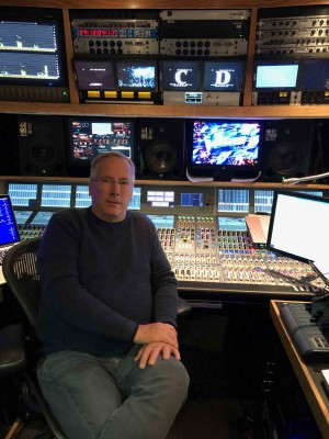 Calrec Gets a Four Chair Turn from Accomplished A1 Mixer on The Voice Mike Abbot