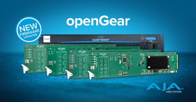 AJA Unleashes New Firmware for openGear Cards