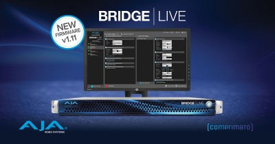 AJA Releases BRIDGE LIVE v1.11