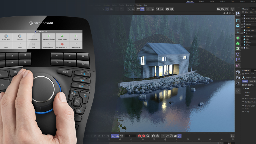 3Dconnexion and Maxon Enable New Level of 3D Navigation in Cinema 4D