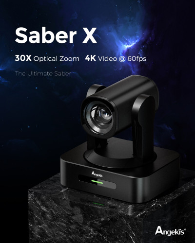 Angekis Technology Announces the Saber X: 4K Video, 30X Optical Zoom, PTZ Video Camera