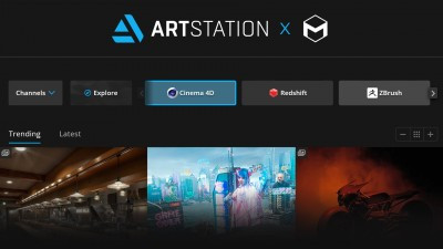 New Dedicated Maxon Product Channels Added to ArtStation